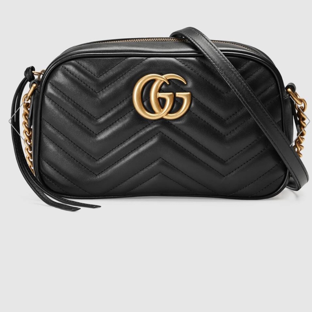 Gucci Marmont Black Leather Bag-Small